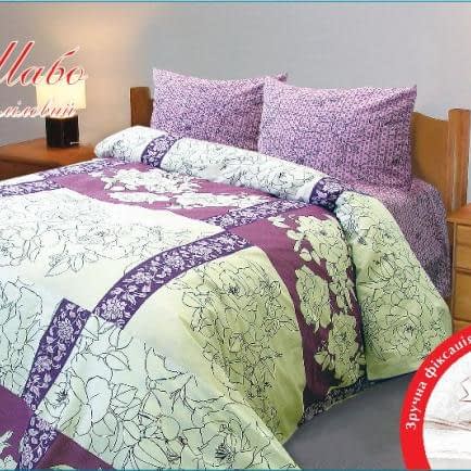 Фото -Двоспальний комплект постільної білизни Home Line "Шабо" (ліловий) 103063