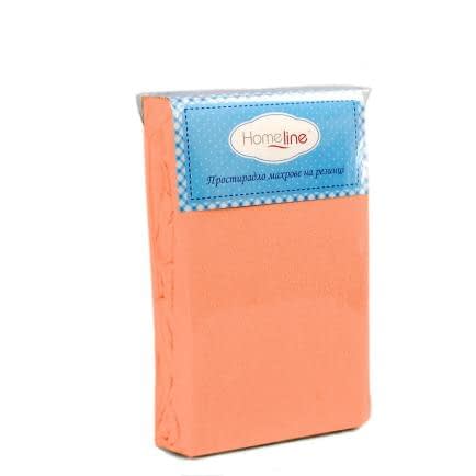 Фото -Простирадло махрове на резинці Home Line (персикове) 180х200см 110477