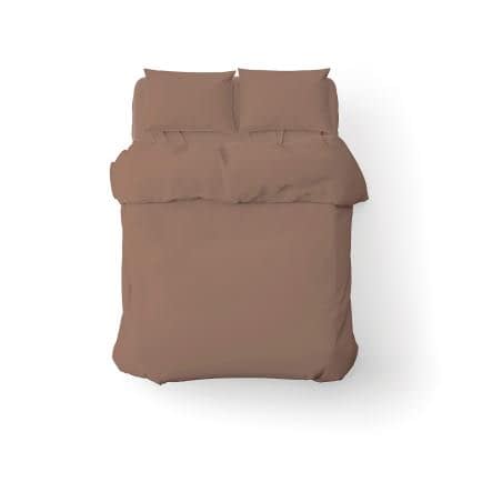 Фото -Полутораспальный комплект постельного белья Home Line (коричневый) 181377