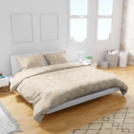 Фото -Двоспальний комплект постільної білизни "ЗИГЗАГ" (бежевий) 185782