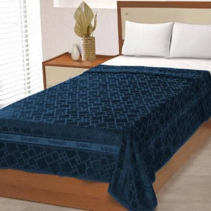 Фото -Простирадло махрове "Pandora" (синє) 200х200см 109664