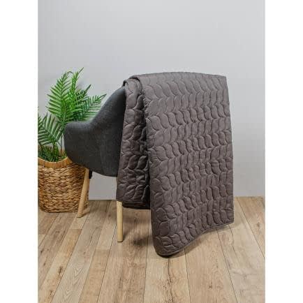 Фото -Покривало стьобане Home Line 160х210 (шоколад) 178206