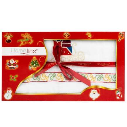 Фото -Рушник махровий Home Line "Крісмас" (в коробці), 70х125см 53421
