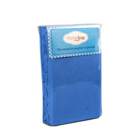Фото -Простирадло махрове на резинці Home Line (синє) 140х200см 110462