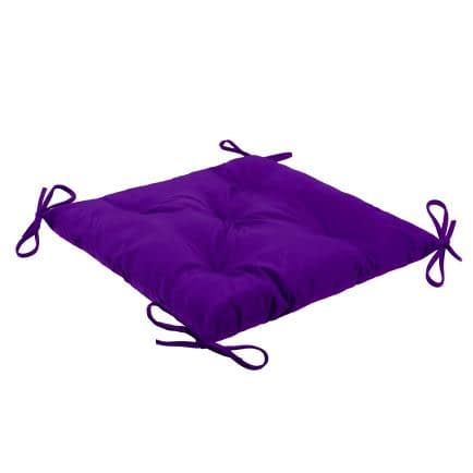 Фото -Подушка для сидіння "Спандекс на Зав'язках" Home Line (фіолетовий) 40x40см 179664