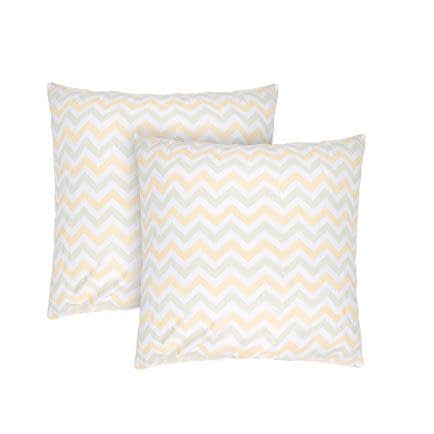Фото -Наволочки бязеві (2шт.) "Зіг заг" персиково-бежеві 70х70 191520