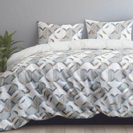 Фото -Комплект постільної білизни сімейний Home Line сатин твіл Марокканський сон ЦД (ПВХ упаковка) 199588