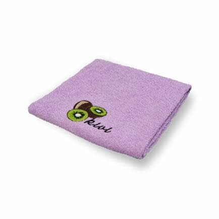 Фото -Рушник махровий кухонний Home Line з вишивкою (ліловий) 40х60см  116938