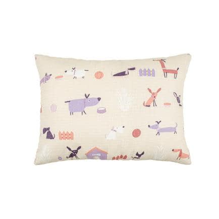 Фото -Подушка декоративна Home Line Гав-гав 35х50 см пісочний 178521