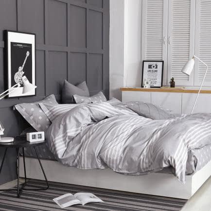 Фото -Півтораспальний комплект постільної білизни Home Line "Грей лайн" 137464