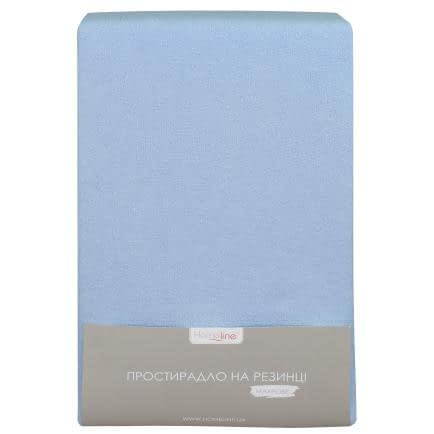 Фото -Простирадло махрове на резинці Home Line (блакитне) 160х200х20см 155229