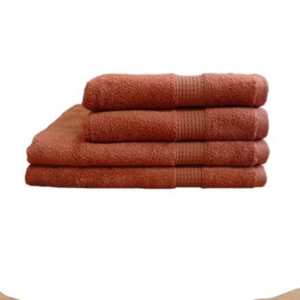 Фото -Рушник махровий Home Line "Нью-Йорк" (теракотовий), 50х90см 97353