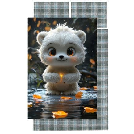 Фото -Дитячий комплект постільної білизни Home Line Біле ведмежа  193160