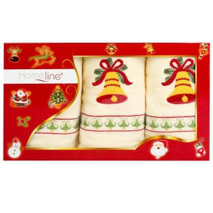 Фото -Набір махрових рушникiв Home Line "Крicмас" , 50х75см 53419