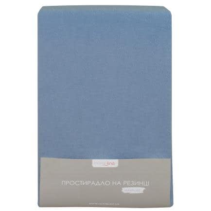 Фото -Простирадло махрове на резинці Home Line (індіго) 140х200см 160834
