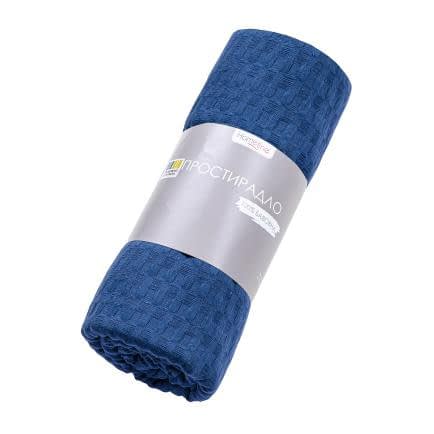 Фото -Простирадло вафельне Home Line 160х200 см темно-синій 190678