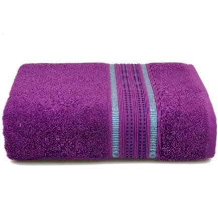 Фото -Рушник махровий Home Line "Misteria" (сливовий), 70х130см 114638