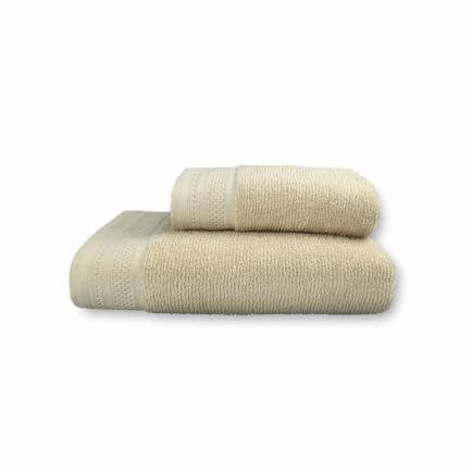 Фото -Рушник махровий Home Line "Microcotton" (бежевий), 68х127см 141191