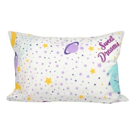 Фото -Наволочка бязева дитяча Home Line "Коти" (бірюзові) 50х70см 162647