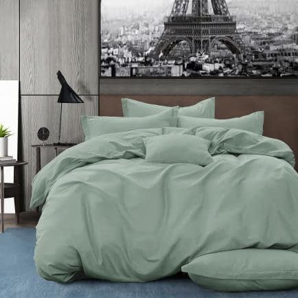 Фото -Євро комплект постільної білизни Home Line (мятний) 162437