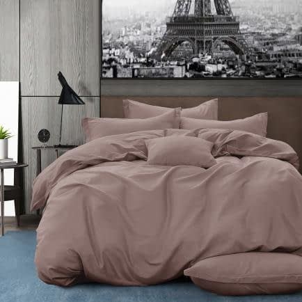 Фото -Євро комплект постільної білизни Home Line (пудровий) 162435