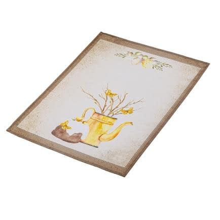 Фото -Рушник великодній Жовтий глечик та куліч 40х60 см 192515