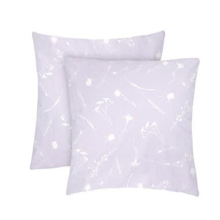 Фото -Наволочки бязеві (2шт.) "Волошки білі на лавандовому" 70х70см 183263