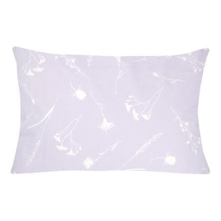 Фото -Наволочка бязева Home Line "Волошки білі на лавандовому" 50х70см 165091