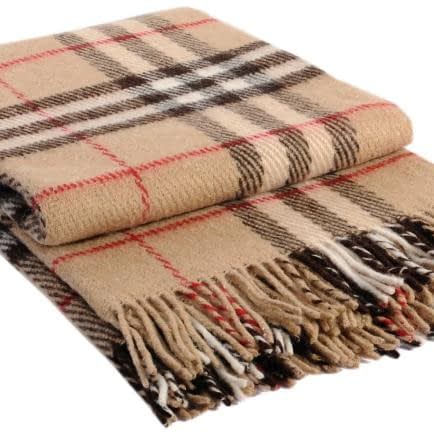 Фото -Плед Vladi "Ельф" (бежево-коричнево-червоний) 140х200см 105147