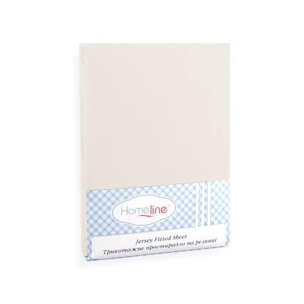 Фото -Простирадло трикотажне на резинці Home Line (бежеве) 160х200см 123175