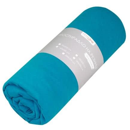 Фото -Простирадло трикотажне на резинці Home Line (морська хвиля) 160х200см 159165