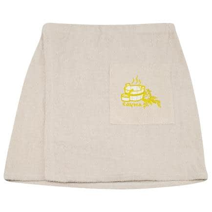 Фото -Спідниця махрова "Сауна" (бежева) XXL 153881