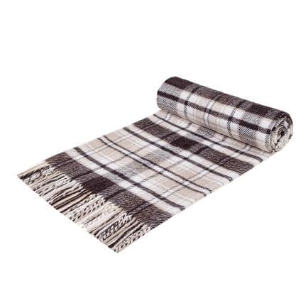 Фото -Плед Метро (бежевий/коричневий/білий) 200см 186962