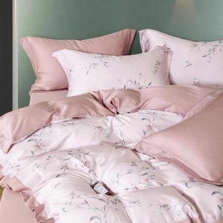 Фото -Євро комплект постільної білизни Home Line "ОРХІДЕЯ РОЖЕВА" (в коробці) 187056