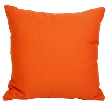 Фото -Подушка декоративная с отдельным чехлом на молнии Home Line (оранжевая) 35х35см 157070