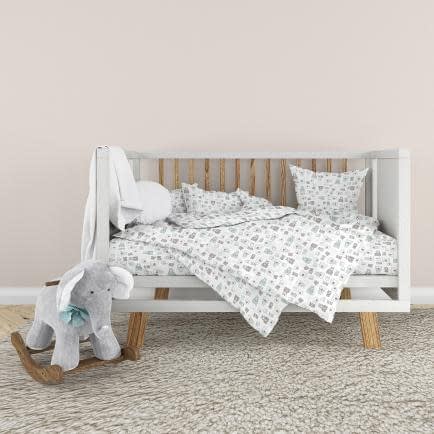 Фото -Дитячий комплект постільної білизни Home Line "ТЕДДІ" (кавово-ментоловий) 181499