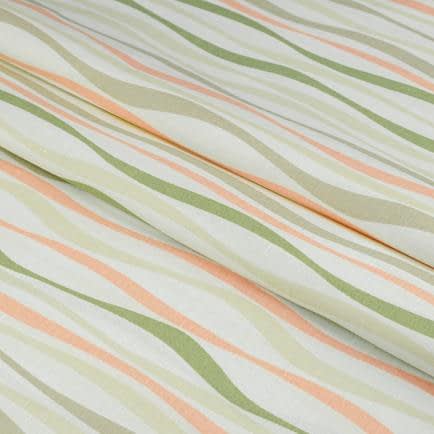 Фото -Бязь набивна "Хвиля" бежева 150см (140г/м2) 155477