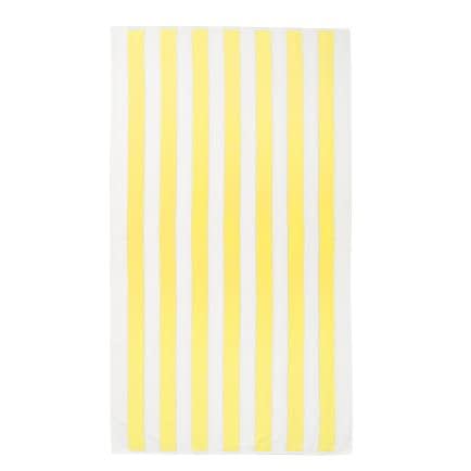 Фото -Рушник махровий "Вертикальні смуги біло-жовті" 90х160см 163277