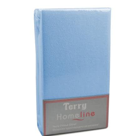 Фото -Простирадло махрове на резинці Home Line (блакитне) 160х200см 105528