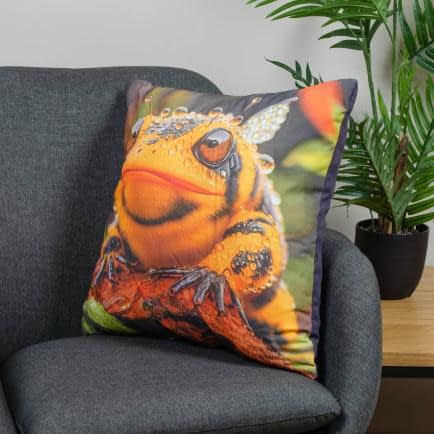 Фото -Подушка декоративна Home Line "Жовте жабеня" 189210