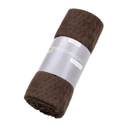 Фото -Простирадло вафельне Home Line 160х200 см коричневий 190674