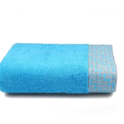 Полотенце махровое Shamrock "Lykia" (голубое), 70х140см 99101