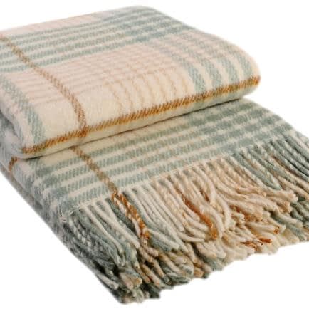 Фото -Плед Vladi "Комфорт" (пісочно-коричнево-оливковий) 170х210см 110877