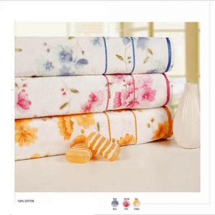 Фото -Рушник махровий Shamrock "Camene" (жовтий), 70х140см 95458