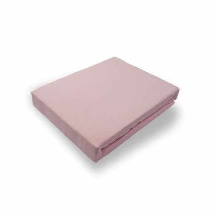 Фото -Простирадло трикотажне на резинці (рожеве) 140х200см 142627