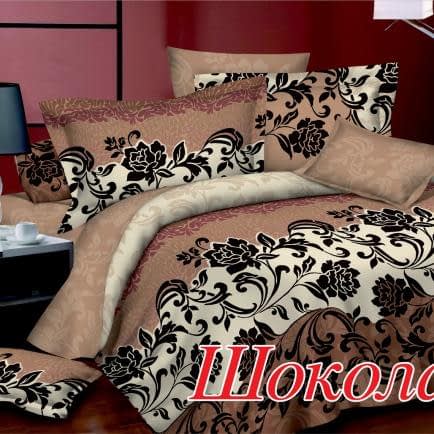 Фото -Півтораспальний комплект постільної білизни Home Line "Шоколад" 123535
