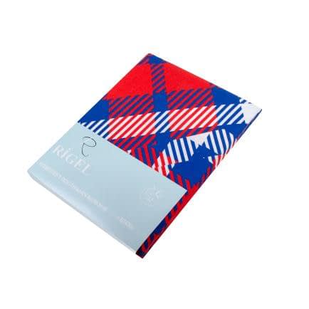 Фото -Євро комплект постільної білизни "Клітинка червона" (червоний) 168135