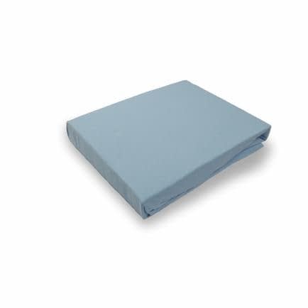 Фото -Простирадло трикотажне на резинці (блакитне) 160х200см 142635