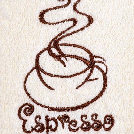 Фото -Набір рушників махрових кухонних 2 шт. Home Line "Еспресо" (кремово-карамельний) 40х60см 134485