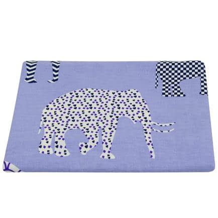 Фото -Простирадло бязеве Home Line "Слони" (бузковий) 150х215см 156336